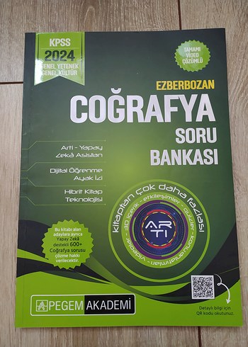 KPSS 2024 Coğrafya Soru Bankası Ezberbozan