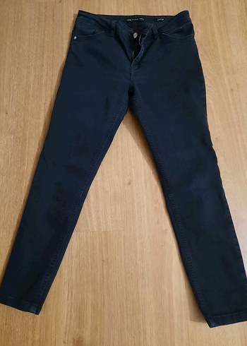 Siyah Kadın Regular Fit Kot Pantolon