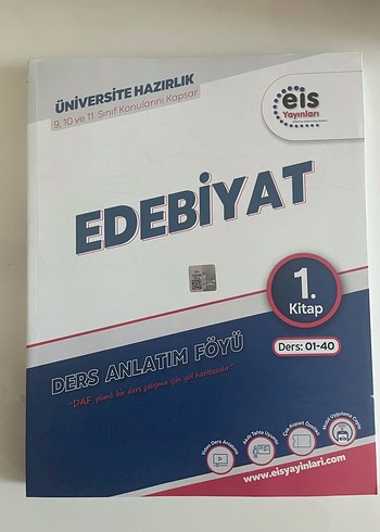 Eis yayınlaro Edebiyat Ders Anlatım Föyü 1. Kitap