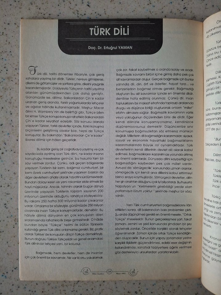 Ülkü Ocakları Aylık Eğitim ve Kültür Dergisi Sayı 23 - Görsel 4