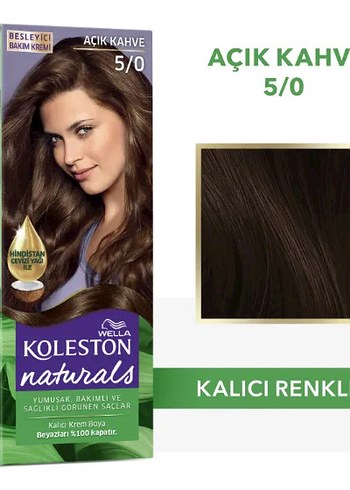 Koleston Naturals Açık Kahve Saç Boyası 5/0 - Görsel 2