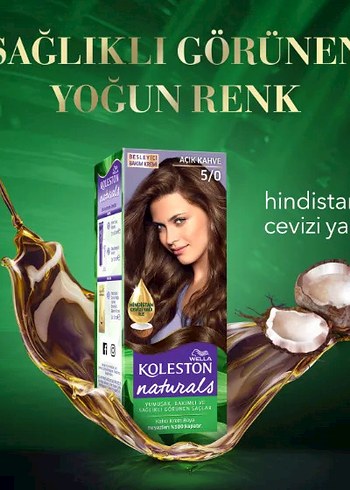 Koleston Naturals Açık Kahve Saç Boyası 5/0 - Görsel 6