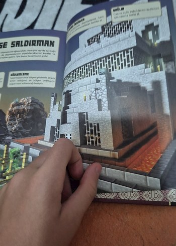 Beden Renk Minecraft Dövüş ve Oyuncu El Kitapları