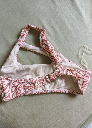 Penti Desenli Kiremit rengi-Turuncu Bikini Üstü