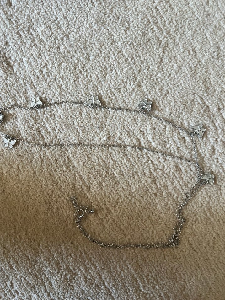 Kelebek Detaylı Kadın Zincir Bel Takısı y2k - Görsel 2