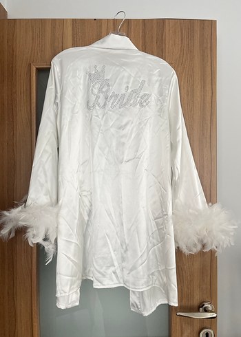 Parlak Beyaz Kayık Yaka Denizkızı Gelinlik - Görsel 10