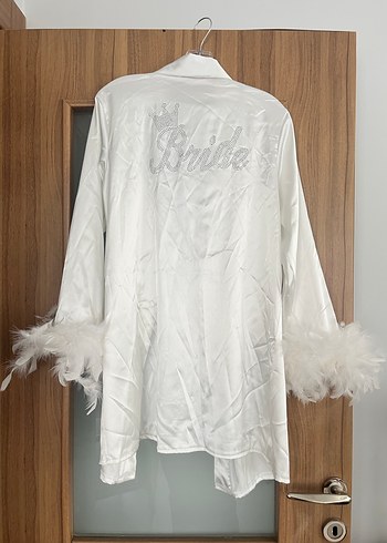 Parlak Beyaz Kayık Yaka Denizkızı Gelinlik - Görsel 9