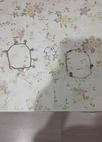 Nakışlı Zincir Detaylı Bohem Bileklik