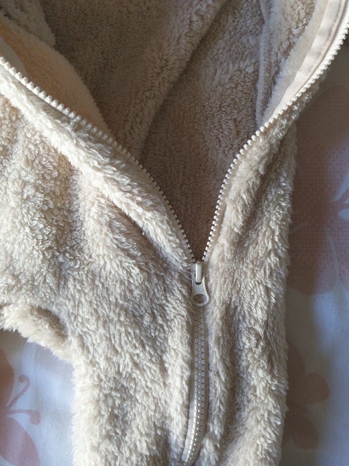 Kürklü Kahverengi Bebek Tulumu - Görsel 5