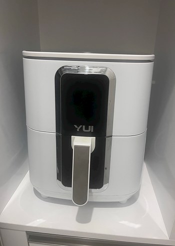 YUI Beyaz Gri Hava Fritözü Airfryer