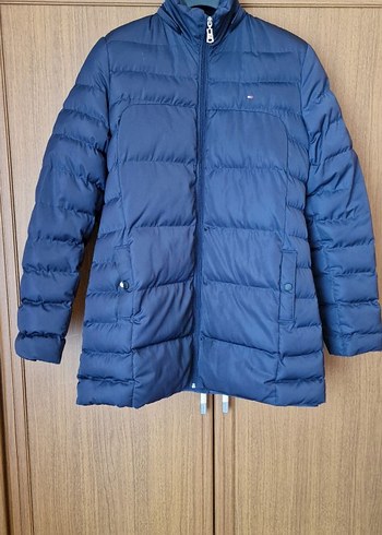 Tommy Hilfiger Uzun Kollu Koyu Mavi Kışlık Mont