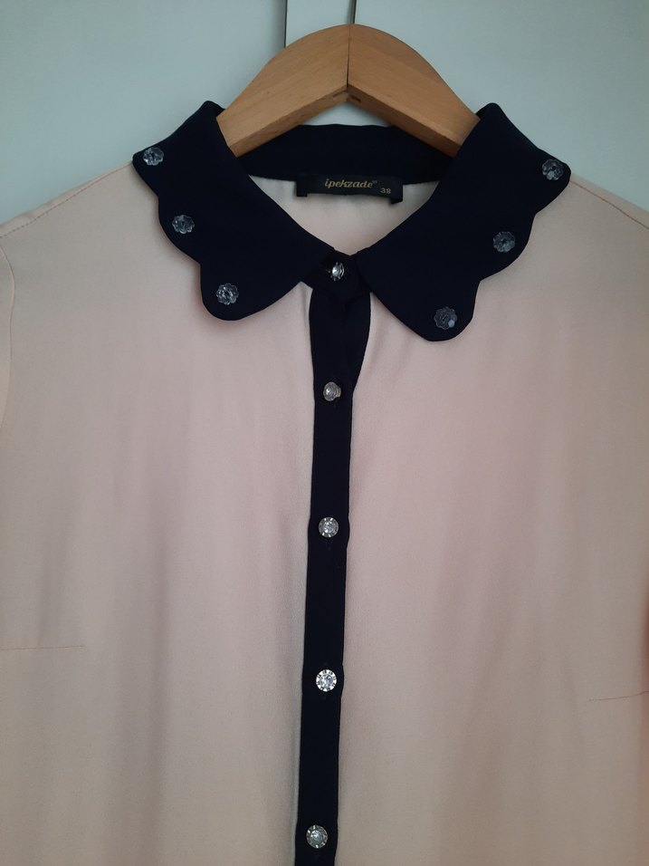 Somon Düğmeli Midi Tunik - Görsel 2