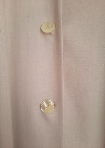 Krem Uzun Pardesü - Görsel 4