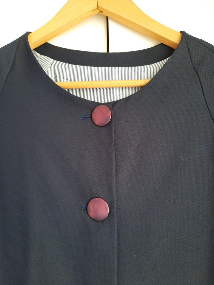 Lacivert Kadın Dış Giyim Kap - Görsel 2