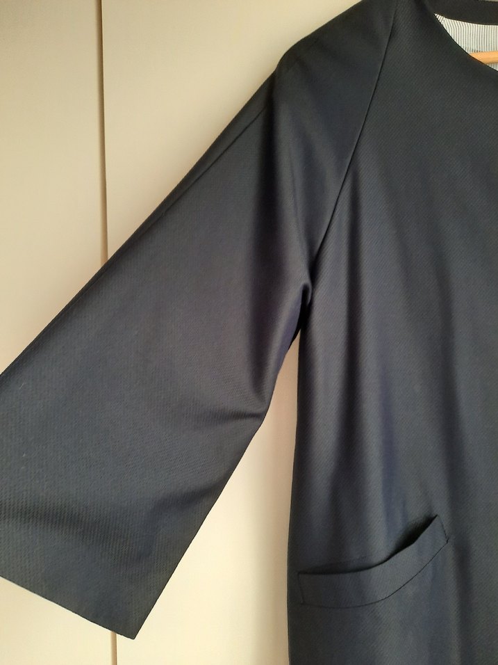 Lacivert Kadın Dış Giyim Kap - Görsel 4