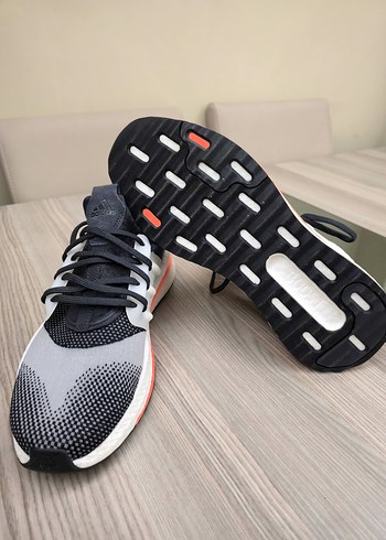 Adidas Erkek Gri Spor Ayakkabı Bağcıkları - Görsel 3