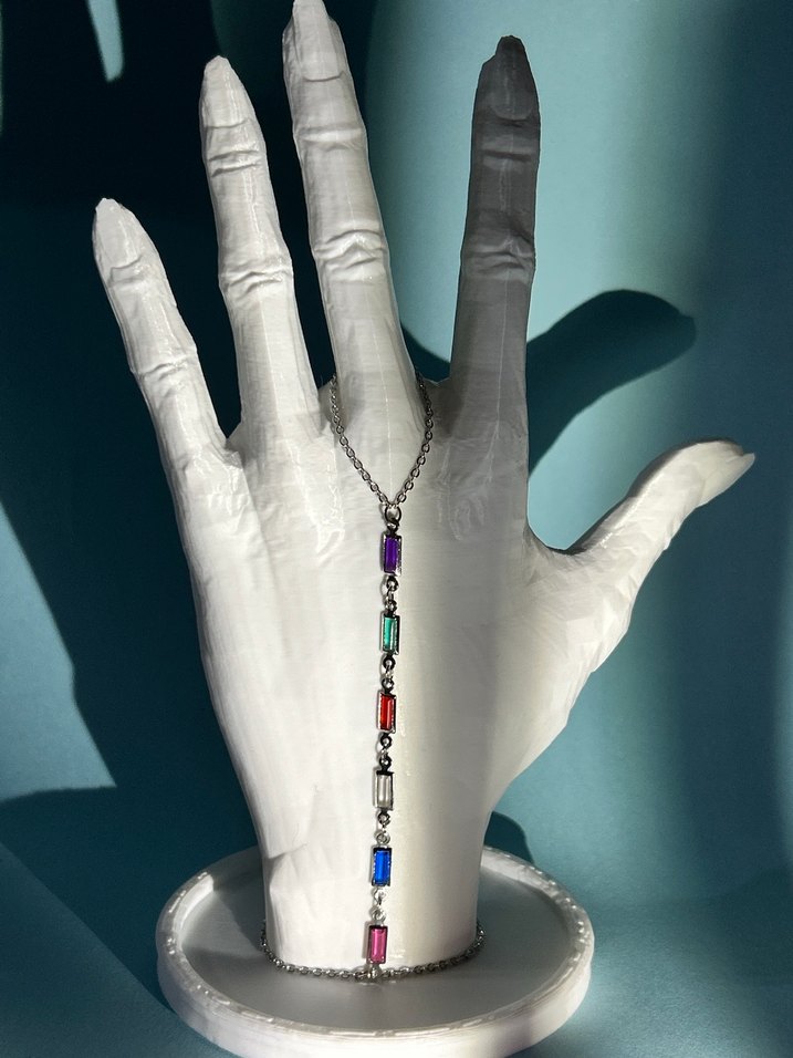 Renkli Boncuklu Kadın El Zinciri - Görsel 2