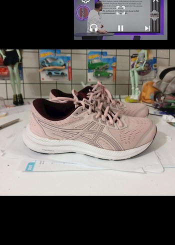 Asics Pembe Voleybol Ayakkabısı - Görsel 10