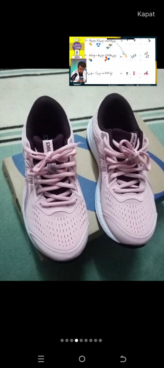Asics Pembe Voleybol Ayakkabısı - Görsel 5
