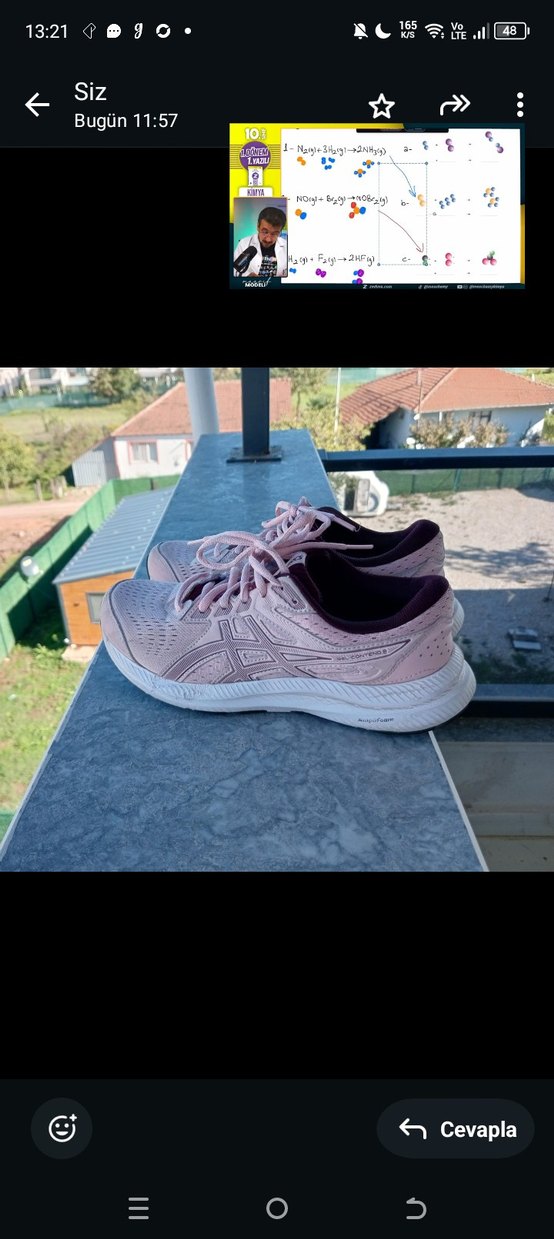 Asics Pembe Voleybol Ayakkabısı - Görsel 4