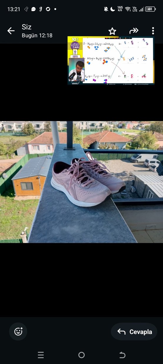Asics Pembe Voleybol Ayakkabısı - Görsel 3