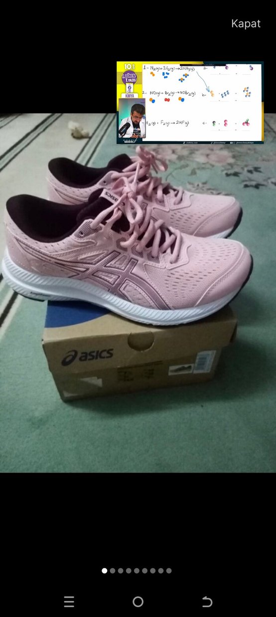 Asics Pembe Voleybol Ayakkabısı - Görsel 2