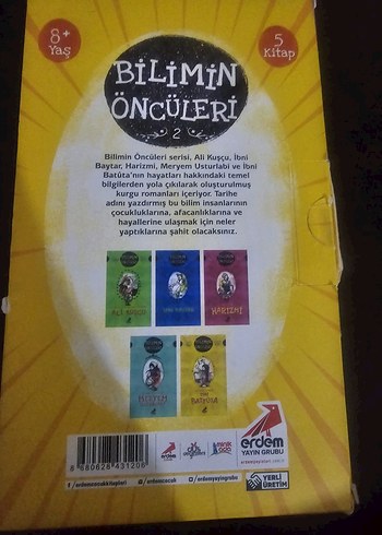 Bilimin Öncüleri 2 - kutu içinde 5 adet kitap vardır. - Görsel 3