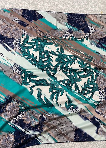 Beden Dantel Detaylı Bohem Çok Renkli Kadın eşarp