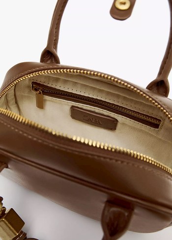 Zara DİKİŞ DETAYLI MİNİ ÇANTA