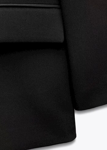 m Beden siyah Renk KRUVAZE OVERSIZE BLAZER
