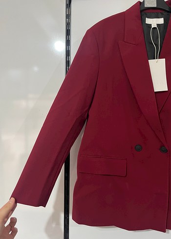 m Beden ÇİFT DÜĞMELİ OVERSIZE BLAZER
