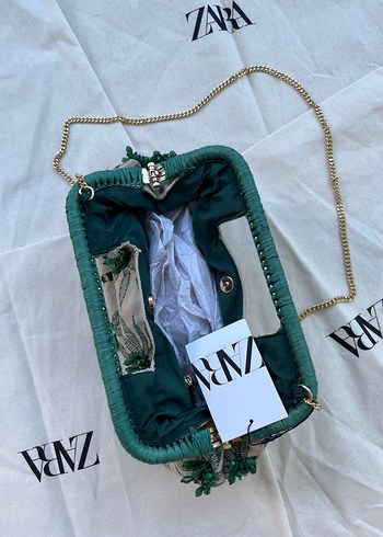 Zara BONCUK DETAYLI CLUTCH