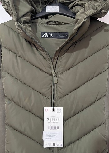 Zara KONTRAST ŞİŞME MONT