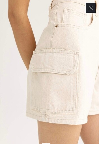 Mom fit yüksek bel krem jean