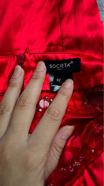 Societa Saten elbise