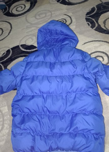 erkek çocuk mavi renk şişme mont - Görsel 2