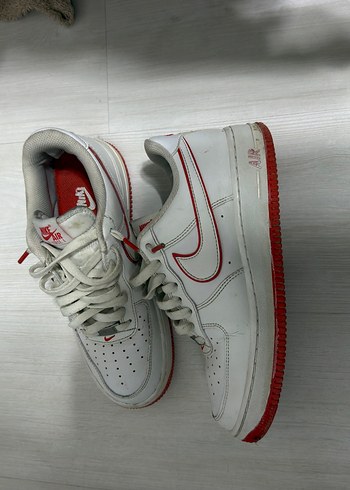 Nike Air Force 1 Beyaz Kirmizi
