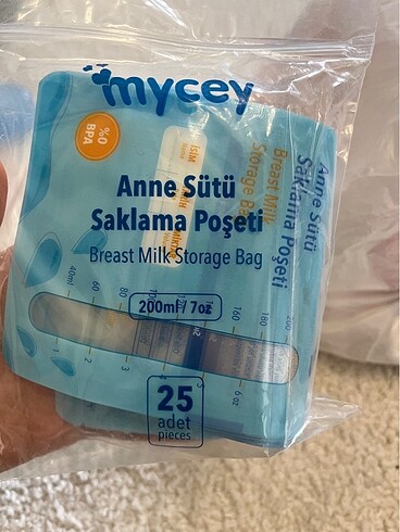 Süt saklama poşeti 10 tane