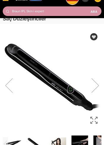 Braun Braun Braun Satin Hair 7 SensoCare Saç Düzleştirici