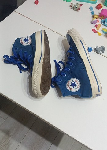 orjinal Converse mavi bağcıklı spor ayakkabı