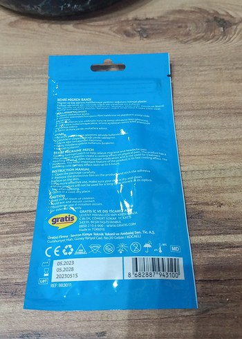 Benri Benri Migren Bandı 2'li 12x5 cm