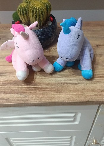 Pastel Renkli Peluş Unicorn Oyuncaklar