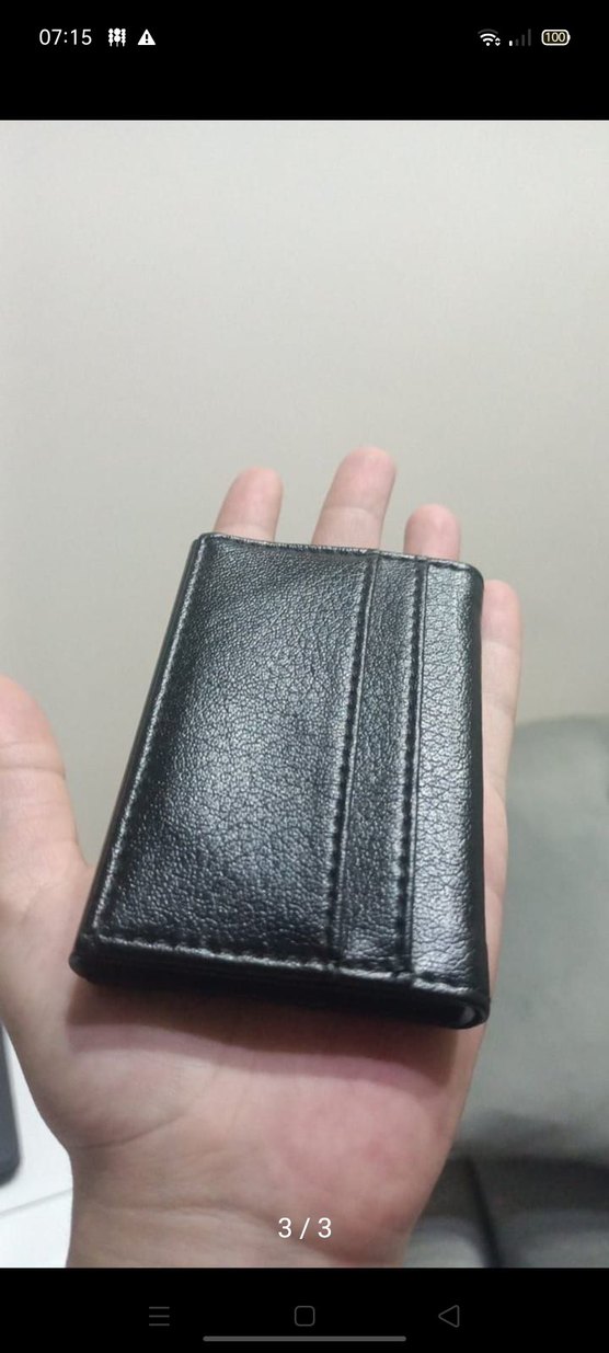 Siyah Minimalist unisex kartlik - Görsel 2