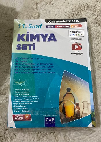 11. Sınıf Kimya Seti - Öğretmenlere Özel