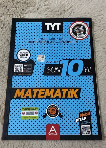 TYT Matematik Son 10 Yıl Çıkmış Sorular Kitabı