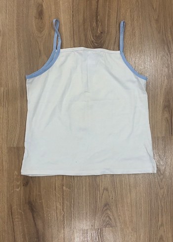 Beyaz Baskılı Atlet - Görsel 2