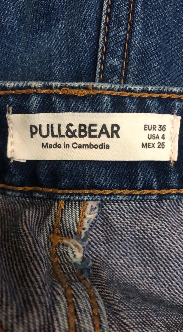 Kadın Lacivert Midi Boy Denim Pantolon - Görsel 4