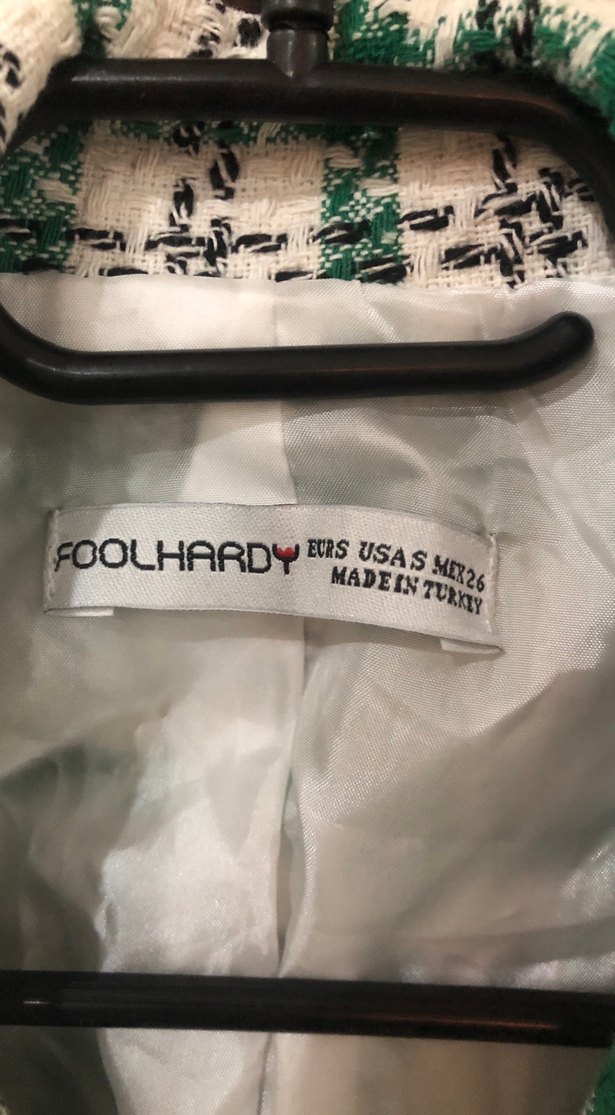 Düğmeli Yeşil Ekose Midi Kadın Kaban - Görsel 3