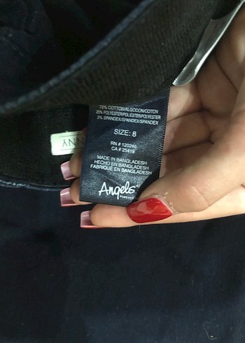 Lacivert Regular Fit Midi Kadın Kot Pantolon - Görsel 4