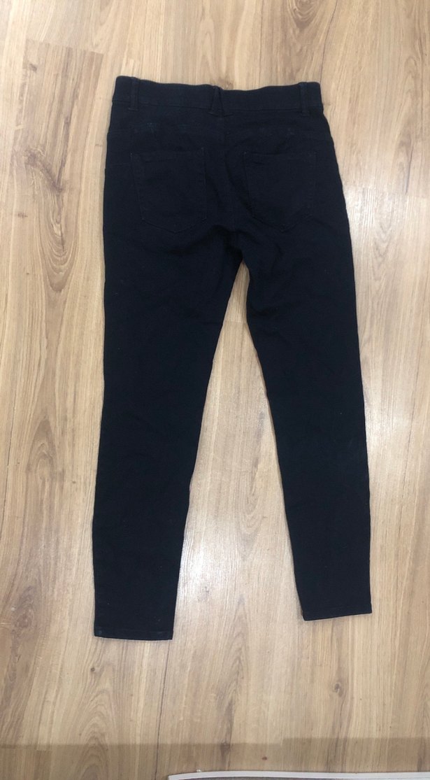 Lacivert Regular Fit Midi Kadın Kot Pantolon - Görsel 2